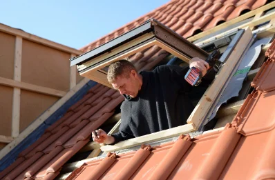 Pose de fenêtres de toit Velux au Moutaret